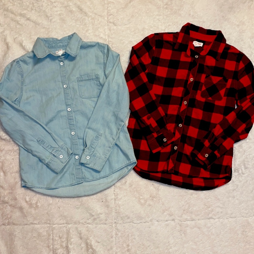 Girls button up bundle